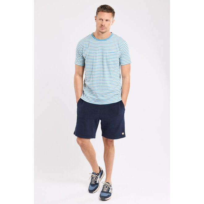 Heritage Linen Tee in Waterfall/Nature