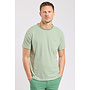 Heritage Linen Tee in Ivy Green/Nature