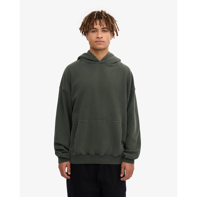 Organic Oversized Hood in Midnight Forest