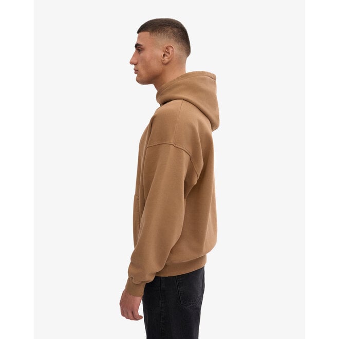 Organic Oversized Hood in Sahara Camel