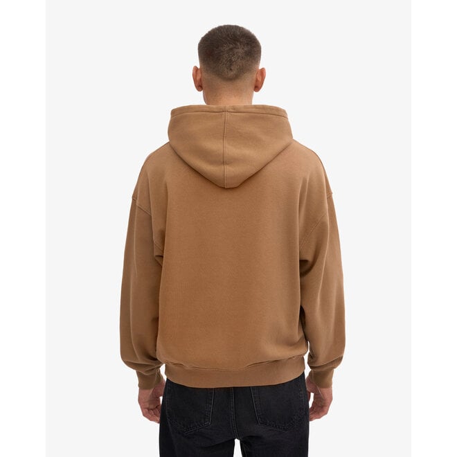 Organic Oversized Hood in Sahara Camel