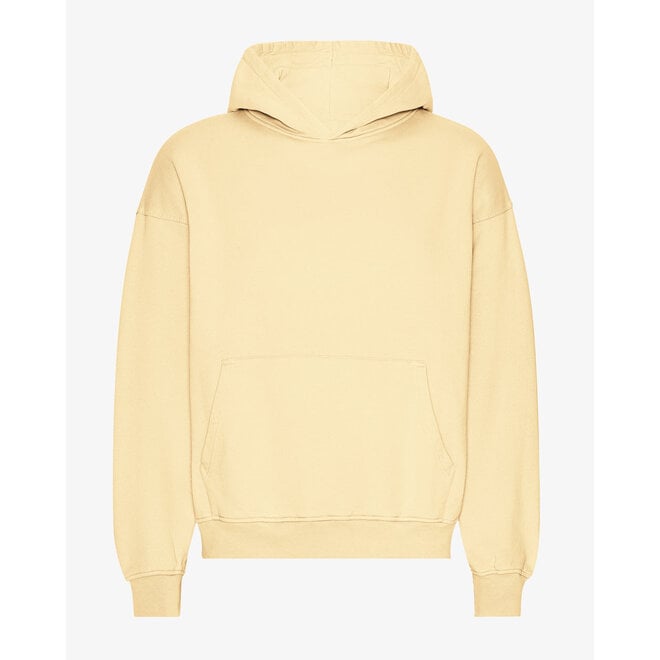 Organic Oversized Hood in Soft Yellow