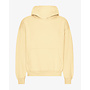 Organic Oversized Hood in Soft Yellow