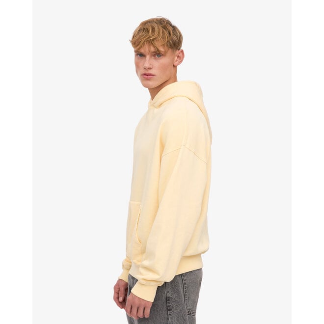Organic Oversized Hood in Soft Yellow