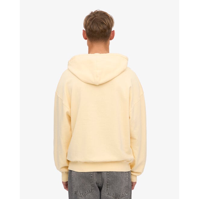 Organic Oversized Hood in Soft Yellow