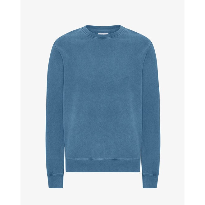 Classic Organic Crew in Faded Indigo