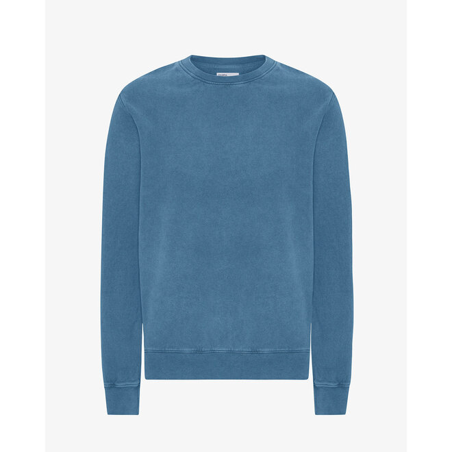 Classic Organic Crew in Faded Indigo