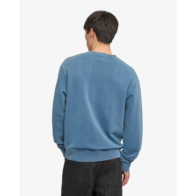 Classic Organic Crew in Faded Indigo