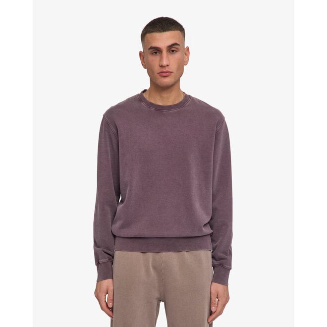 Classic Organic Crew in Faded Grape