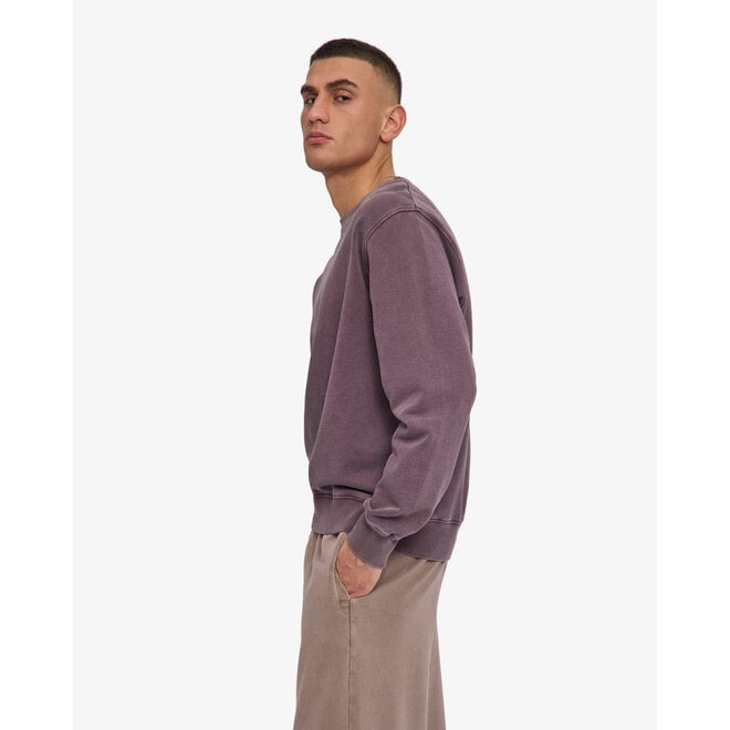 Classic Organic Crew in Faded Grape