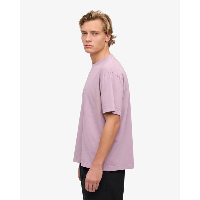 Oversized Organic T-Shirt in Pearly Purple