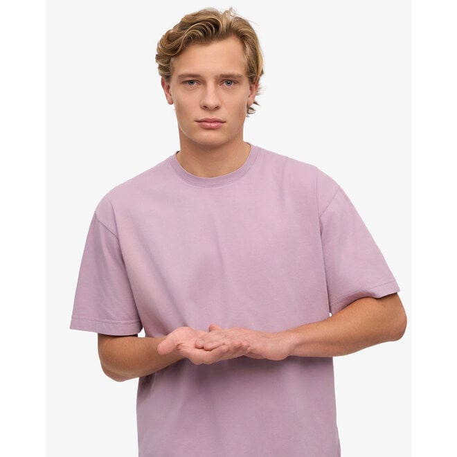 Oversized Organic T-Shirt in Pearly Purple