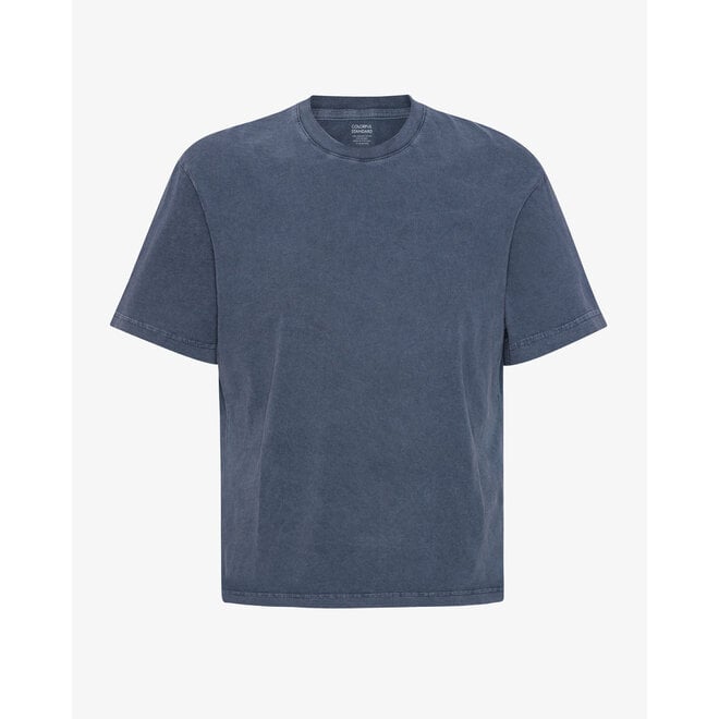 Oversized Organic T-Shirt in Neptune Blue