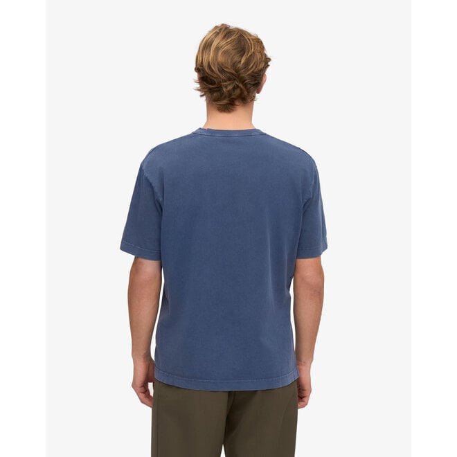 Oversized Organic T-Shirt in Neptune Blue