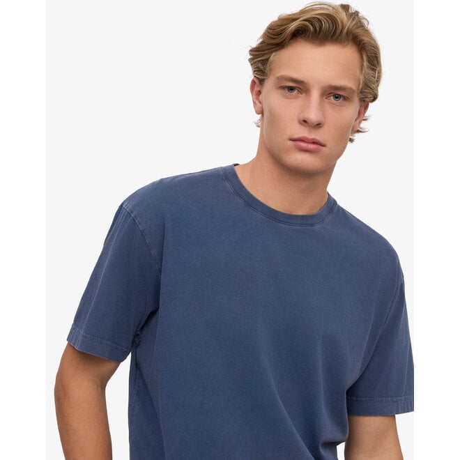 Oversized Organic T-Shirt in Neptune Blue
