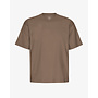 Oversized Organic T-Shirt in Cedar Brown