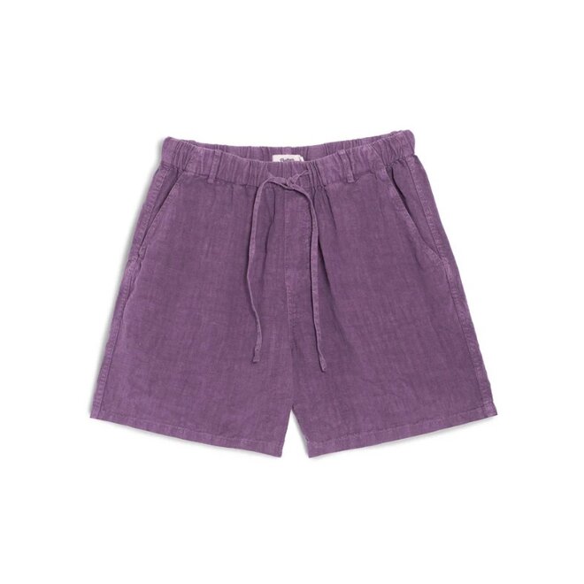 Linen Leisure Short in Grape