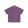 Linen Camp Shirt in Grape