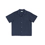 Linen Camp Shirt in Navy