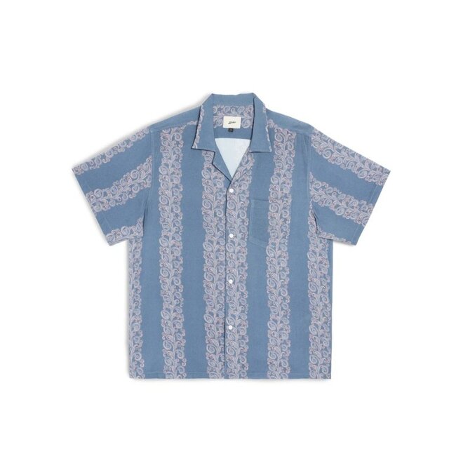 Coral Fiesta Camp Shirt in Blue