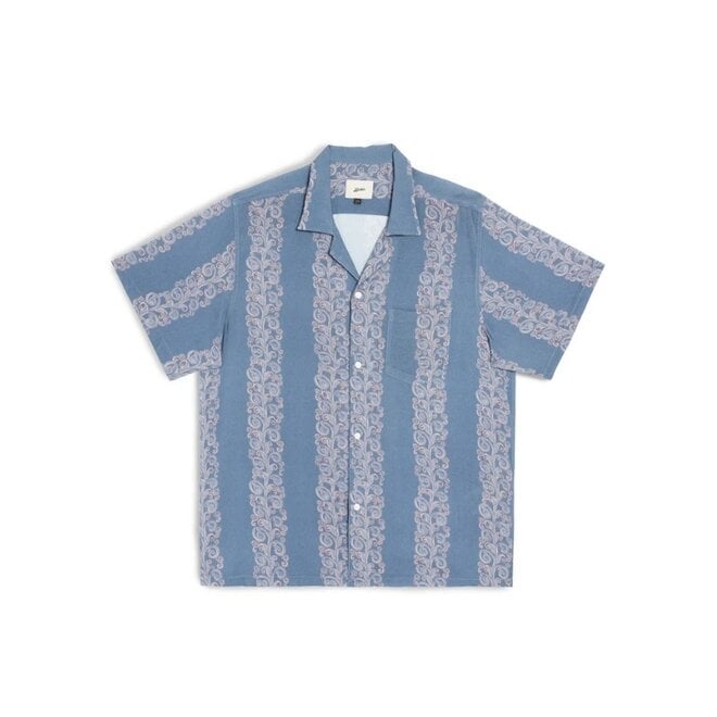 Coral Fiesta Camp Shirt in Blue