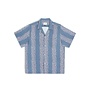 Coral Fiesta Camp Shirt in Blue