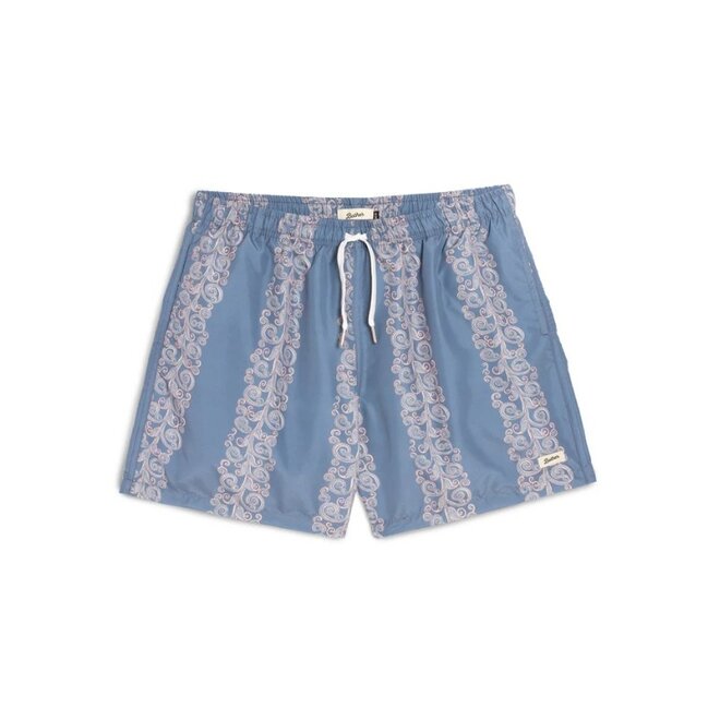 Coral Fiesta Swim Trunk in Blue