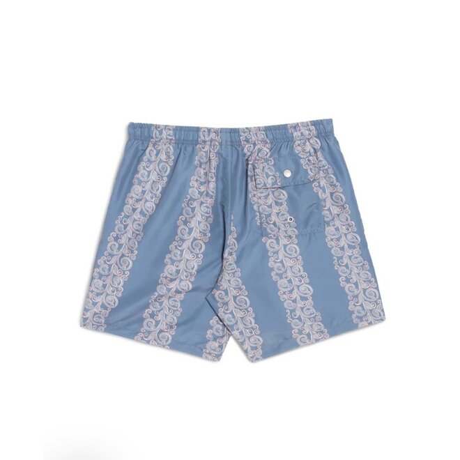 Coral Fiesta Swim Trunk in Blue