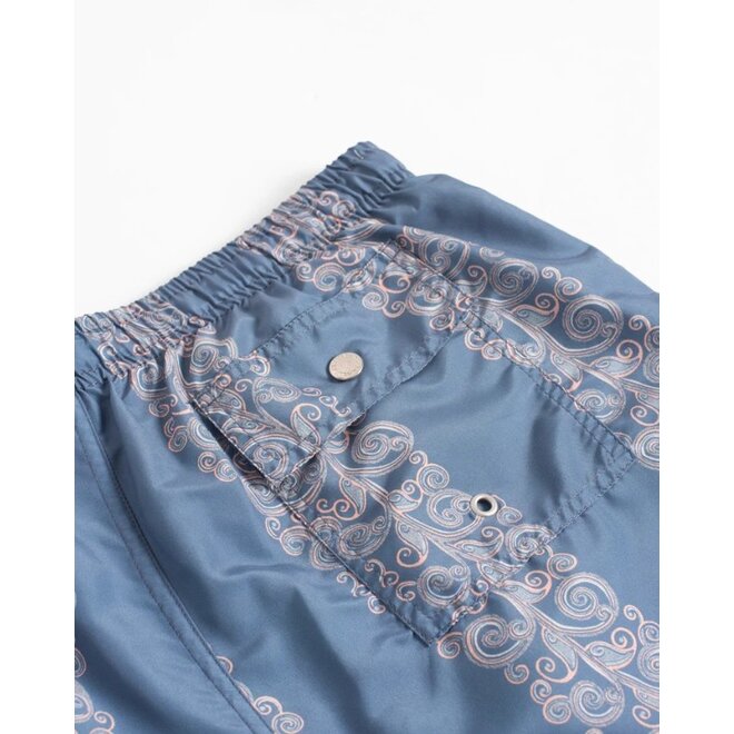 Coral Fiesta Swim Trunk in Blue