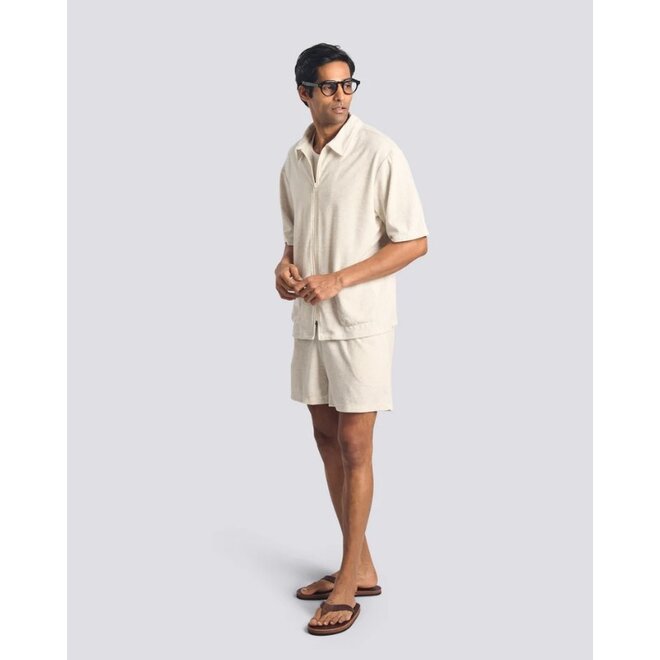 Dove Terry Tour Shirt in White