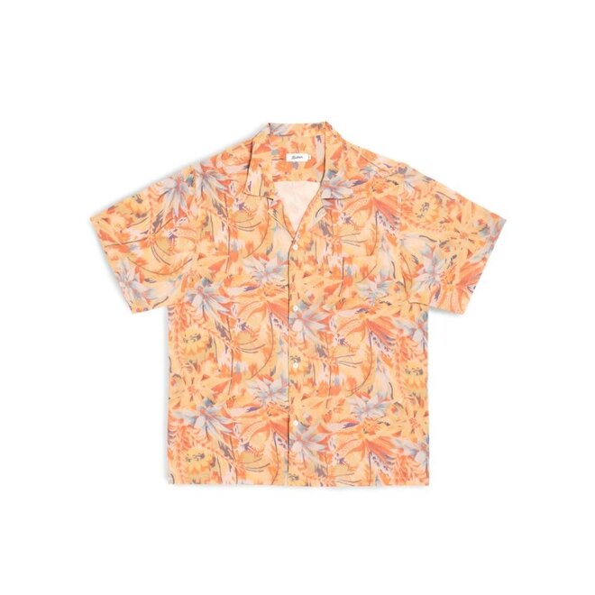 Macaw Jungle Camp Shirt in Red