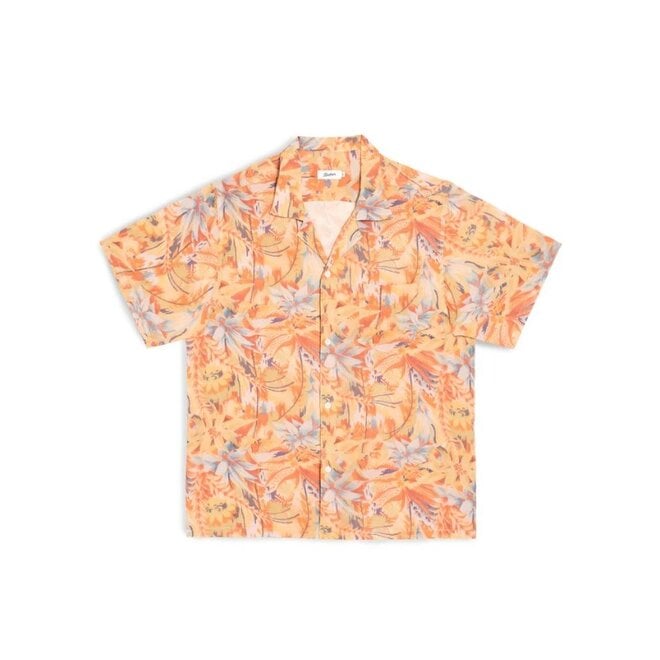 Macaw Jungle Camp Shirt in Red