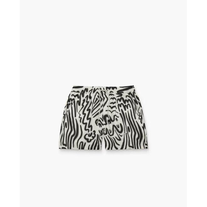 Aerosol Swim Shorts in White/Black