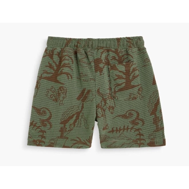 Poplan Net Porto Shorts in Green