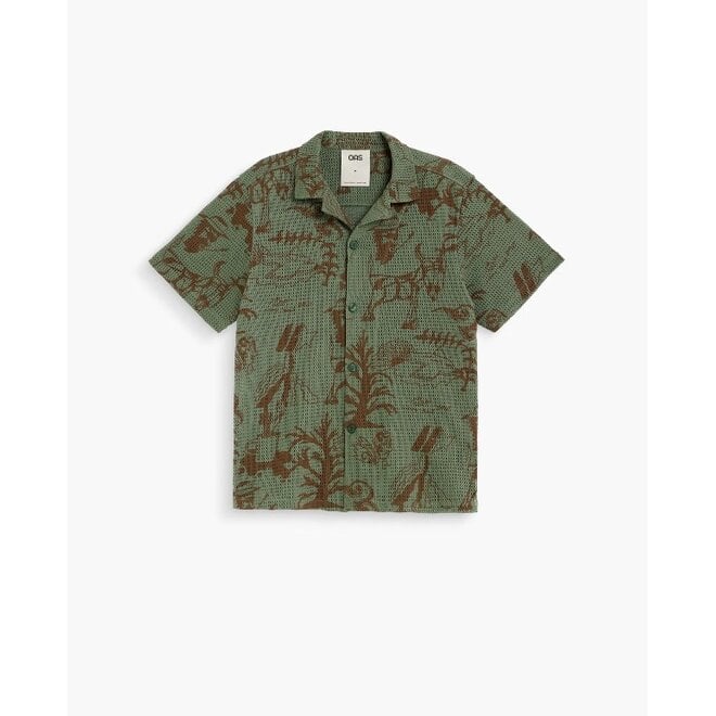 Poplan Net Cuba Shirt in Green