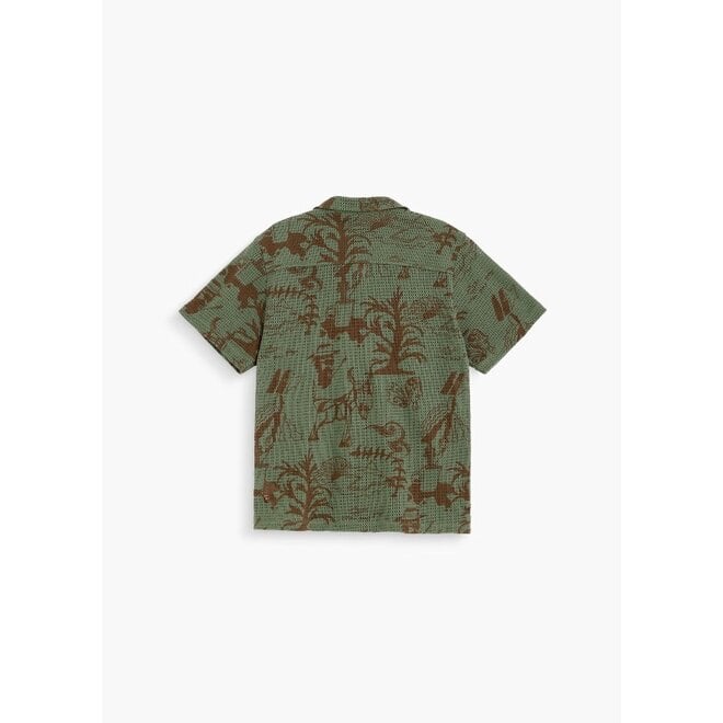 Poplan Net Cuba Shirt in Green
