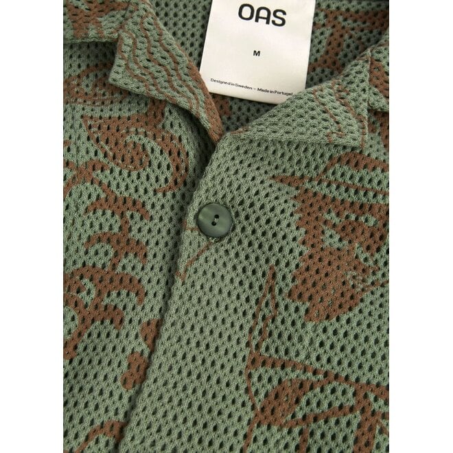 Poplan Net Cuba Shirt in Green