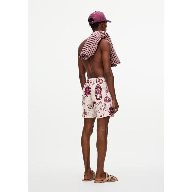 Cantina Swim Shorts in Red