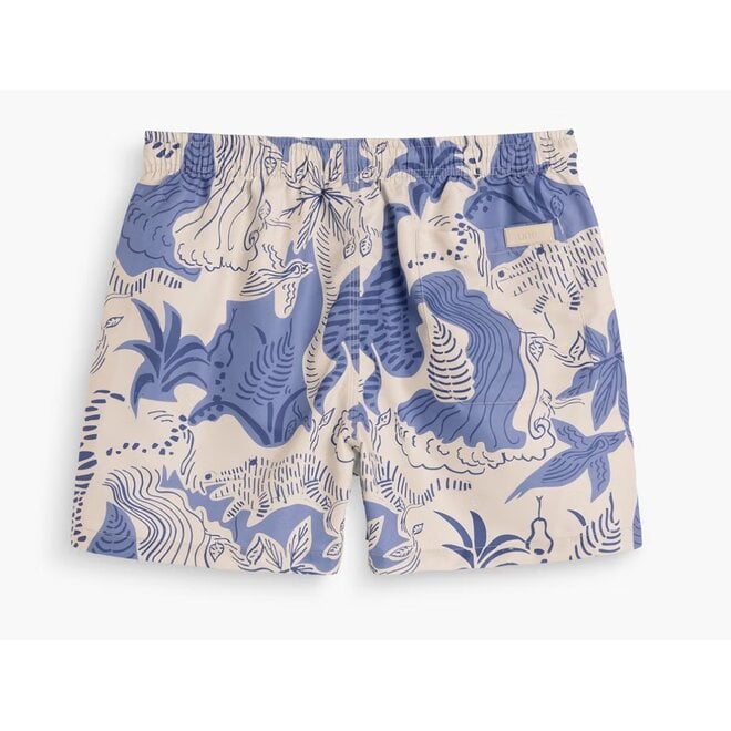 Mystea Swim Shorts in Blue/White