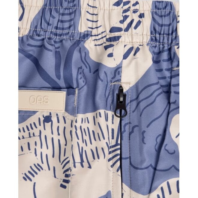 Mystea Swim Shorts in Blue/White