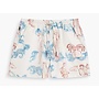 Lorien Swim Shorts in White/Blue/Red