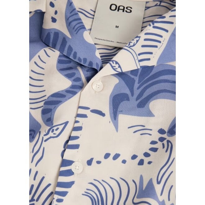 Mystea Rocco Shirt in Blue/White