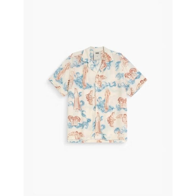 Lorien Rocco Shirt in White/Blue/Red