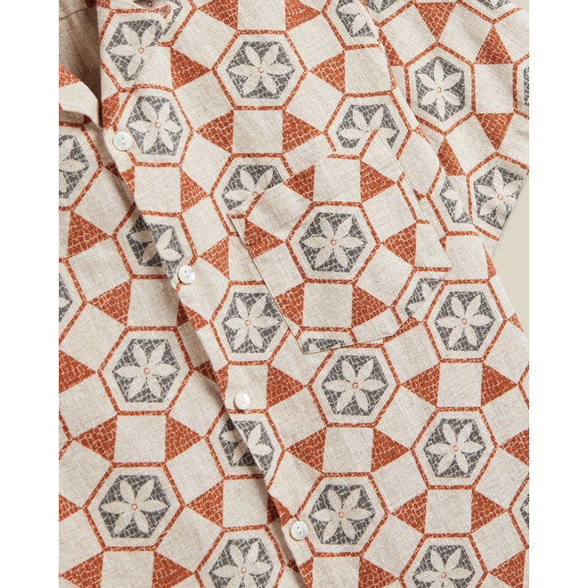 Pavement Vacation Shirt in Beige
