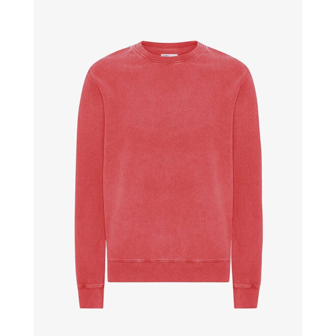 Classic Organic Crew in Faded Red