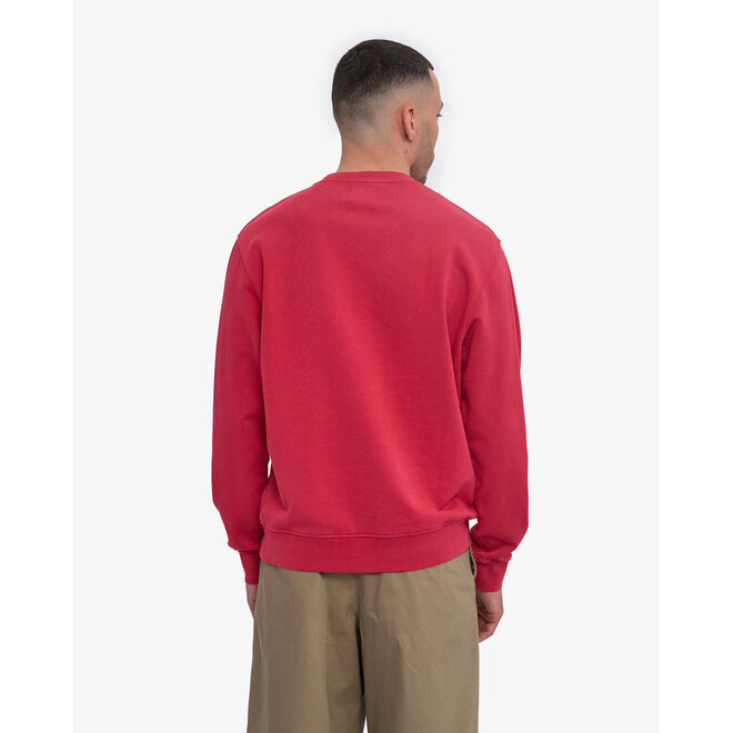 Classic Organic Crew in Faded Red