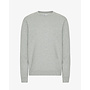 Classic Organic Crew in Heather Grey