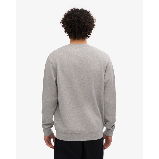 Classic Organic Crew in Heather Grey