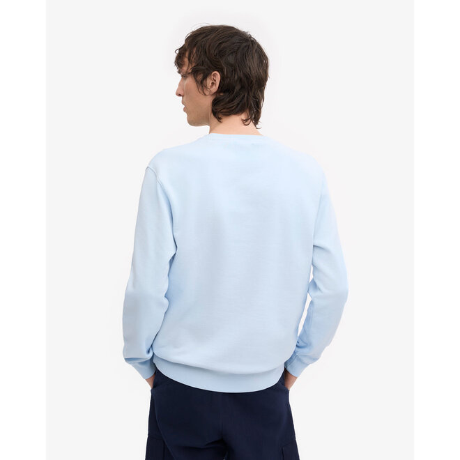 Classic Organic Crew in Polar Blue