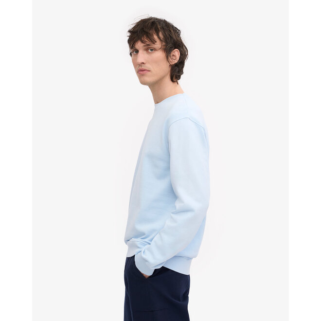 Classic Organic Crew in Polar Blue
